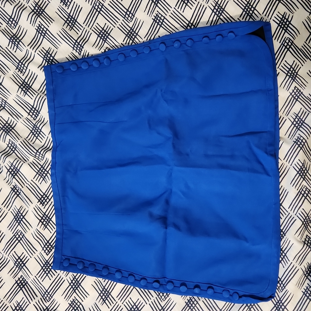 Zara blue mini skirt